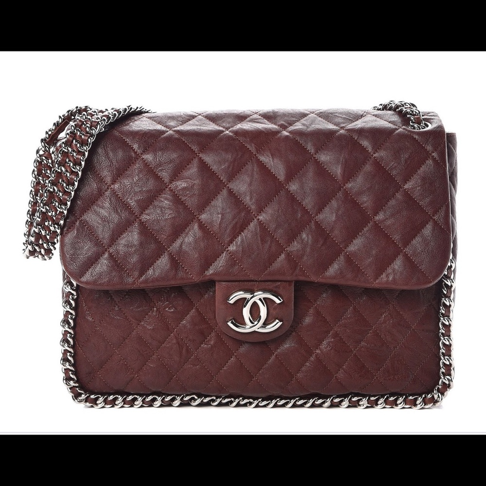 Chanel Maxi Flap in Brown (2014 Seasonal Colour)